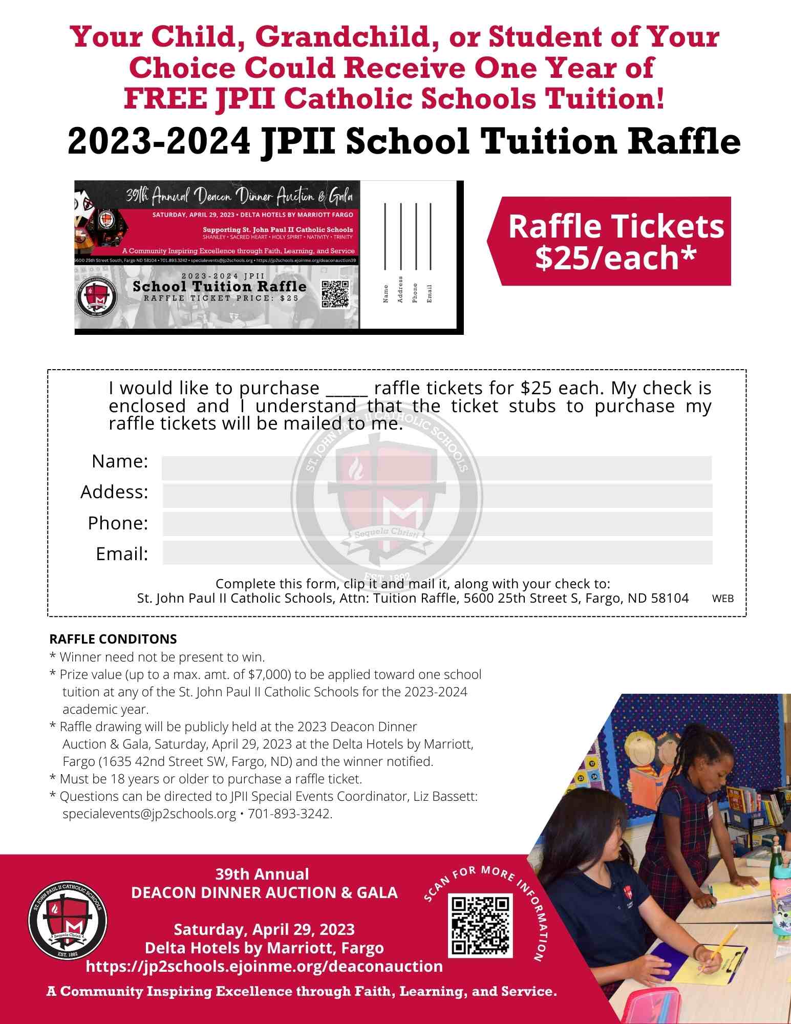 Split the Pot Raffle – Catholic Education Foundation